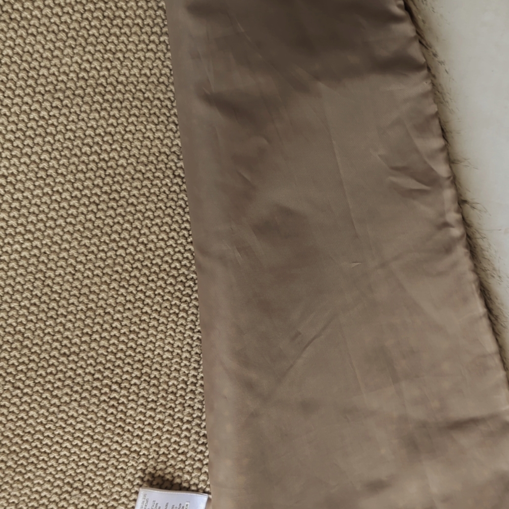 Pink Republic Faux Fur Open Front Fuzzy Sweater Vest LARGE Camel Tan Brown - Picture 9 of 16